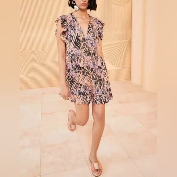 Ulla Johnson Lina Coverup Dress in Fig Size P(0) - Picture 1 of 11